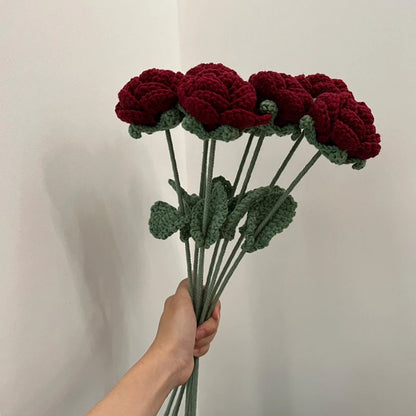 Love Blooms: Valentine's Day Knitted Roses