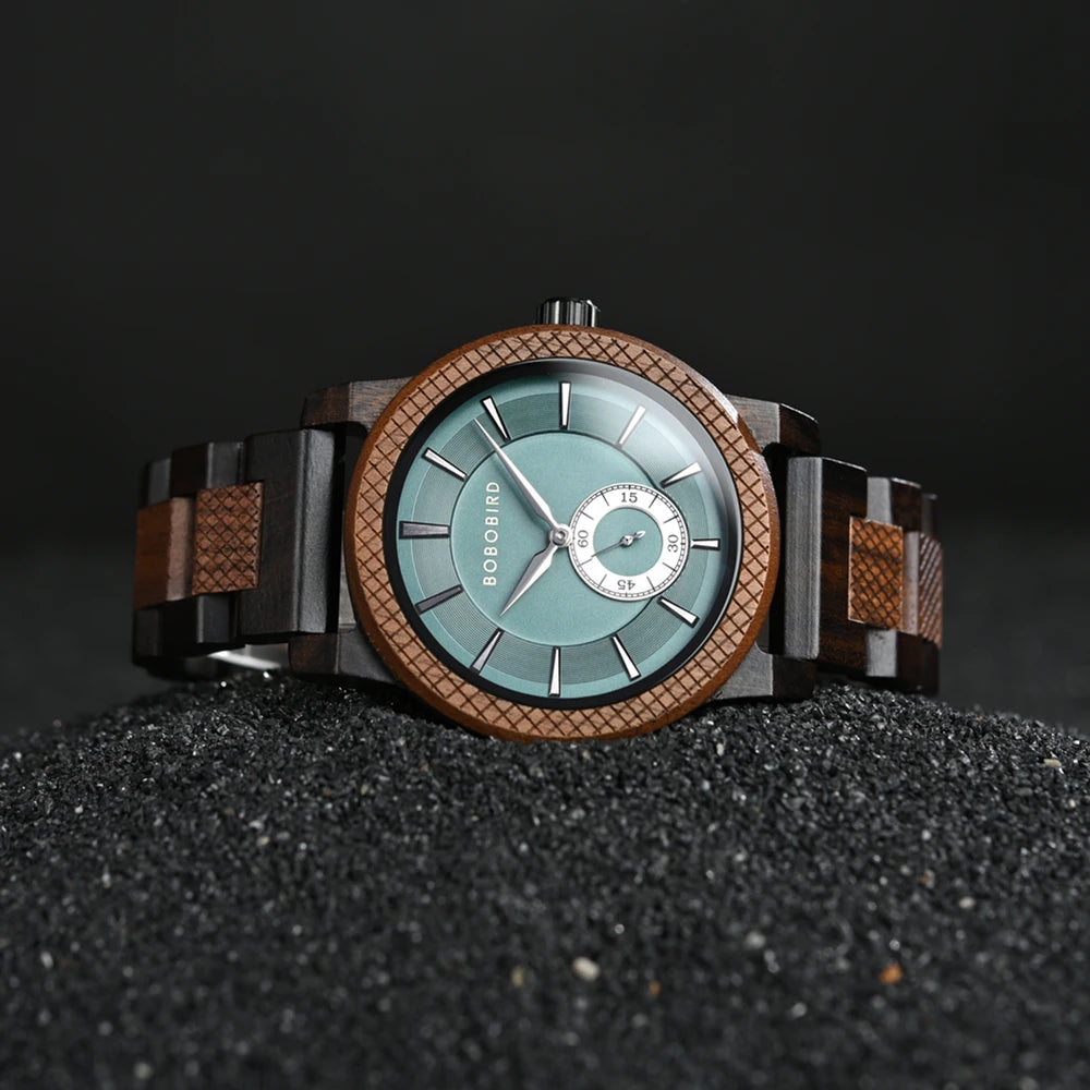 Men's Wood Watch - Elegance in Craftsmanship