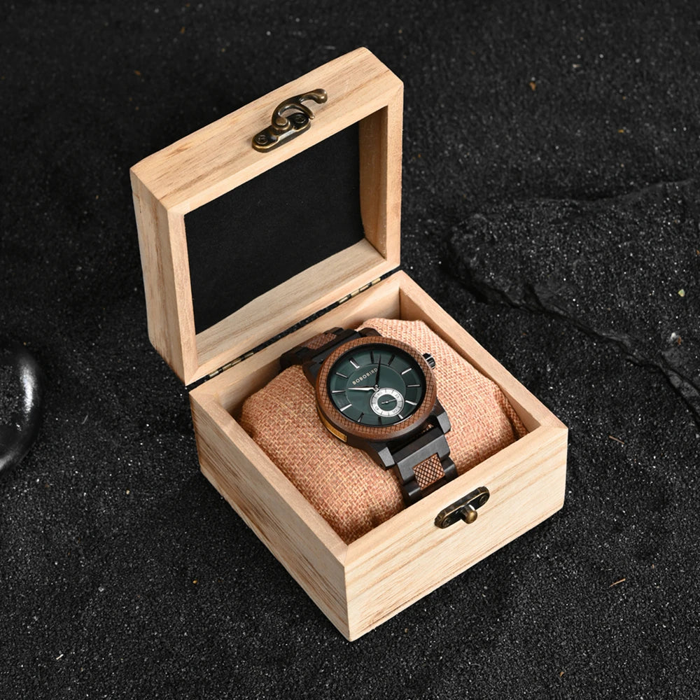 Men's Wood Watch - Elegance in Craftsmanship