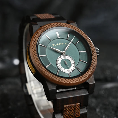 Men's Wood Watch - Elegance in Craftsmanship